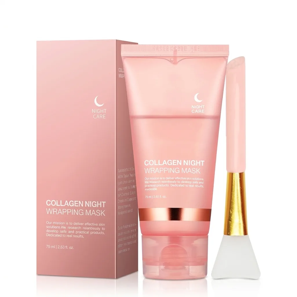 Collagen Peel-off Night Face Mask packaging